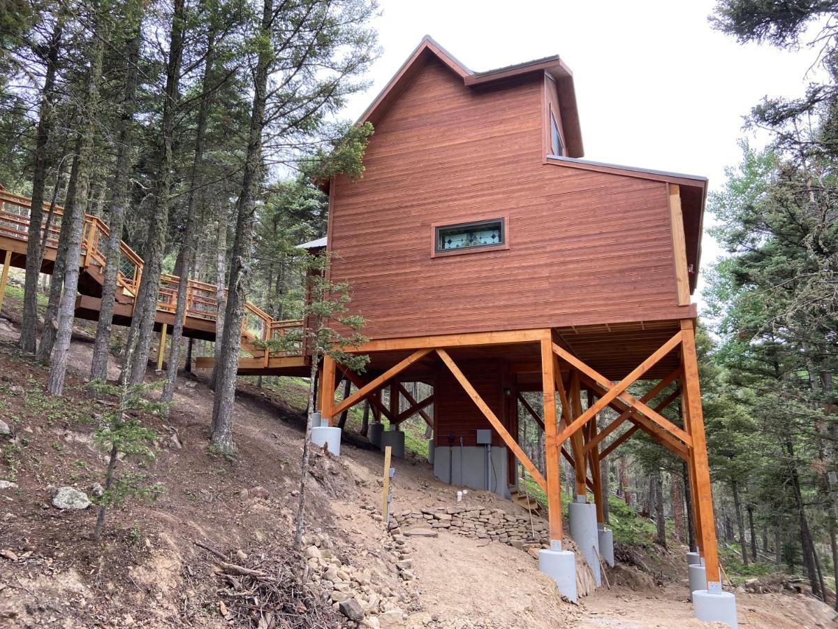 Ridgewalk Treehouse Angel Fire Exterior foto